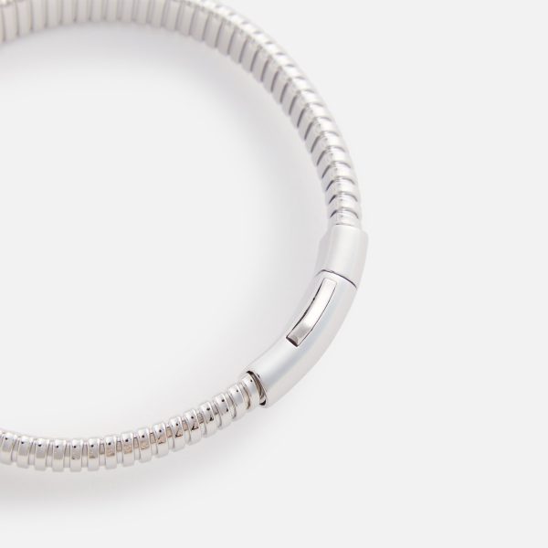 Tom Wood Tubogas Bracelet Silver 8.3 - Silver on Sale - Image 2
