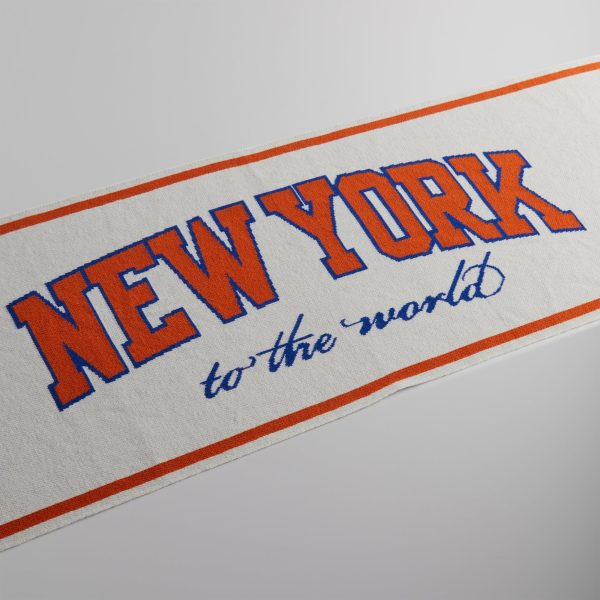 Kith for the New York Knicks Logo Knitted Scarf - Silk For Discount - Image 5