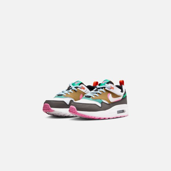 Nike Pre-School Air Max 1 SE Easy On - Black   Playful Pink   Stadium Green   White For Cheap - Image 2